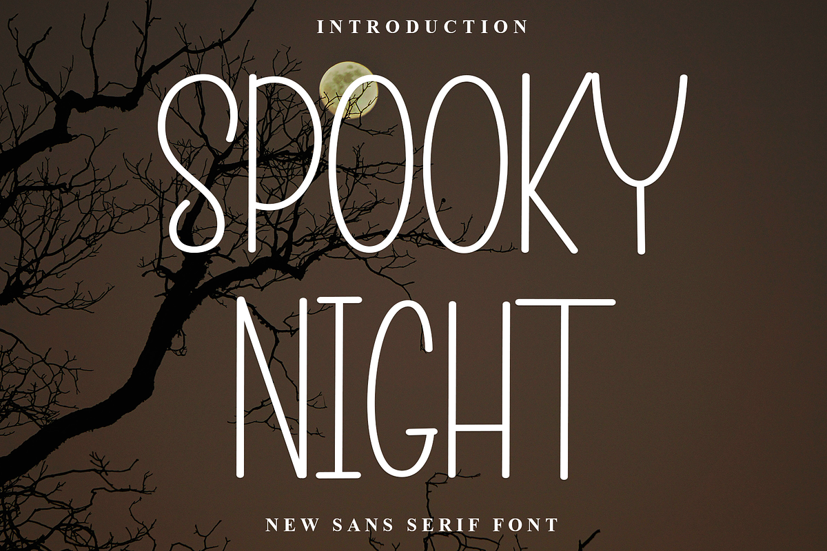 Spooky Night, a Serif Font by InermediaSTUDIO (Photo 1 of 8)