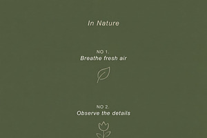 Minimalist Wellness Infographic, a Wallpaper Photo by Virgo Studio