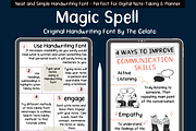 Magic Spell Minimal Handwritten Font, a Handwritten Font by The Gelato Type (Thumbnail 4 of 12)