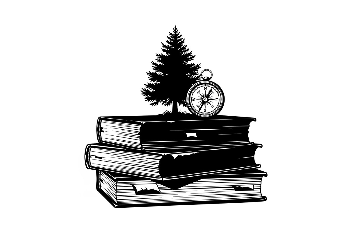 Vintage Book Stack Adventure Bundle, an Illustration by Designs_River (Photo 9 of 31)