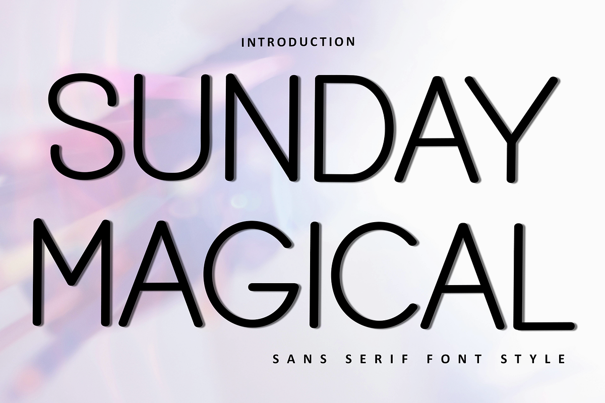 Sunday Magical, a Sans Serif Font by FreshTypeINK (Photo 1 of 8)