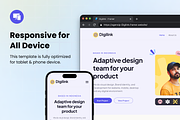 Digilink - Framer Template, a Landing Page Template by Agensip Design Agency (Thumbnail 5 of 8)