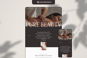 Luxury Beauty Squarespace Template, a Squarespace Template by Studio Marmotte