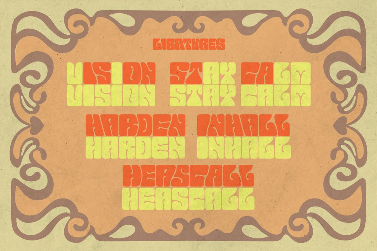 Euphoria Party - Psychedelic Font, a Font by PutraCetol Studio (Photo 8 of 11)