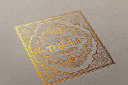 Tequila Bottle Label, a Food Illustration by Decorus Extezy (Thumbnail 3 of 5)