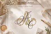 AA Wedding Monogram Logo, a Branding & Logo Template by LogoAV (Thumbnail 2 of 11)
