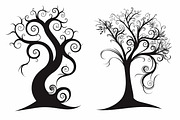 Tree Laser Cut Bundle | Decorative, a Graphic by Designs_River (Thumbnail 3 of 12)