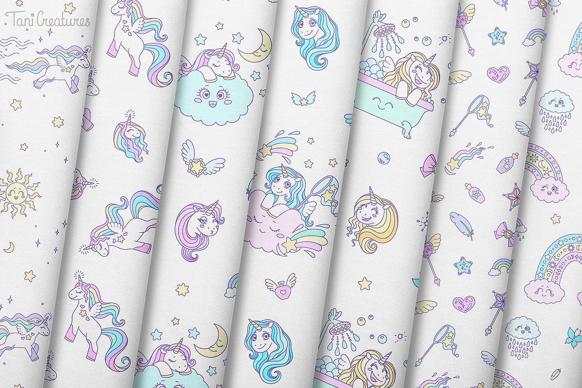 Marshmallow Unicorns Collection, an Illustration by TaniCreatures (Photo 3 of 7)