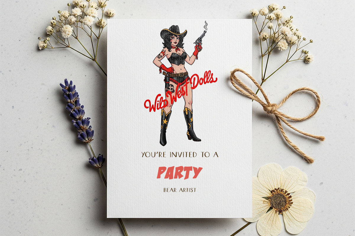 Retro Pin-Up Cowgirl Clipart Bundle, a Graphic by GlitterCraft (Photo 42 of 61)