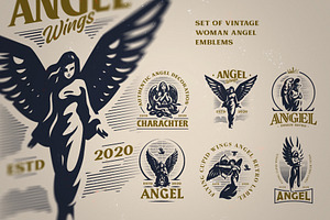 A Set Of Vintage Emblems