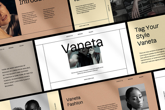 Vaneta Presentation Template preview 8