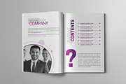 Creative Bifold Company Profile, a Brochure Template by VectStock (Thumbnail 2 of 6)
