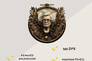 GRANDMA ANGELS AND FAIRIES CLIPART, a Person Illustration by Daring Digies (Thumbnail 5 of 8)
