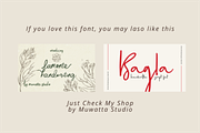 Gregory Bouchet, a Script Font by Muwatta Studio (Thumbnail 8 of 8)
