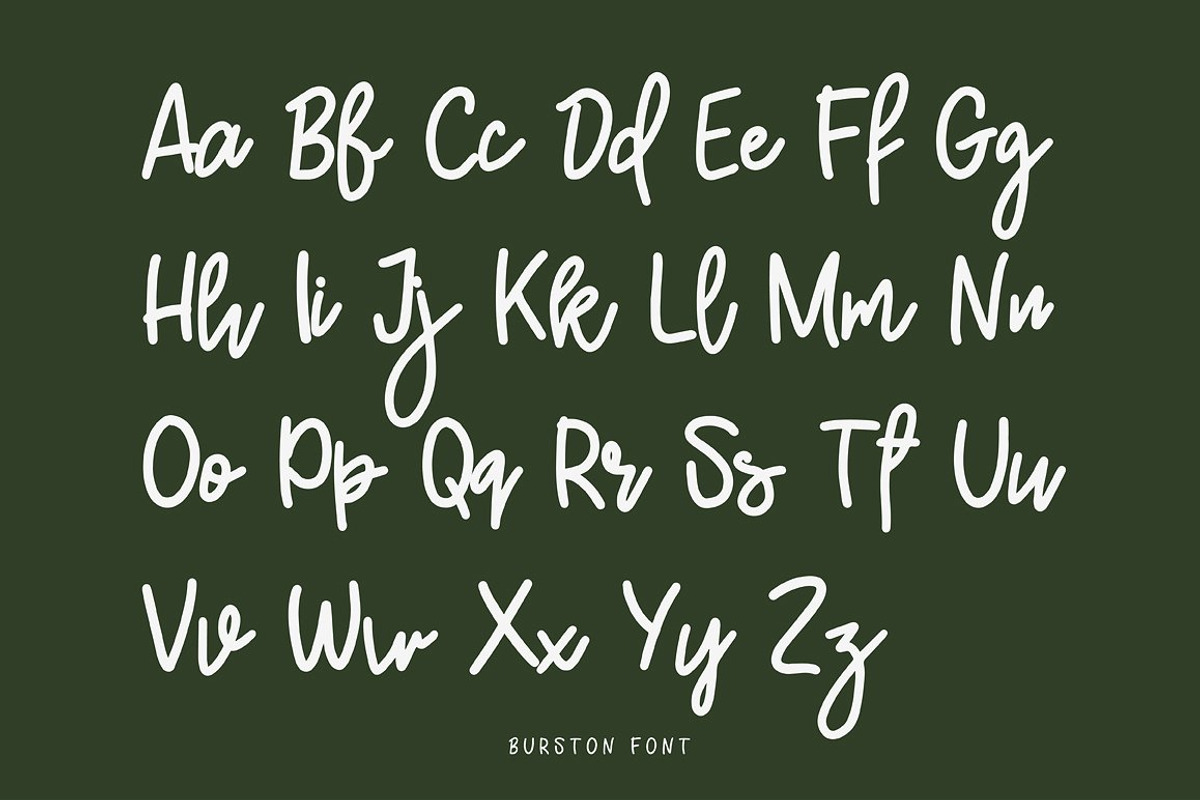 Burston Handwritten Script preview 2