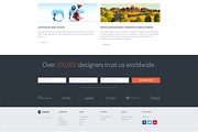 Website Landing Page PSD, a Templates & Theme by vog (Thumbnail 5 of 5)