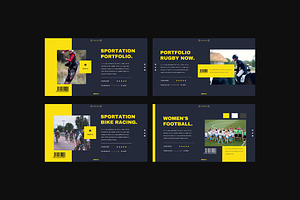 Hamping Sport Google Slide Template