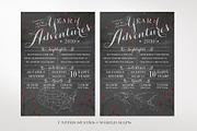 Chalkboard Christmas Photograph Card, a Card Template by The Geekery Store (Thumbnail 2 of 4)