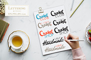 Crochet Knitting Watercolor logotype, an Object Graphic by svetlanaARTdreams (Thumbnail 4 of 13)