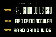 Hard Grind Industrial Font Set, a Sans Serif Font by Price Foundry (Thumbnail 2 of 15)