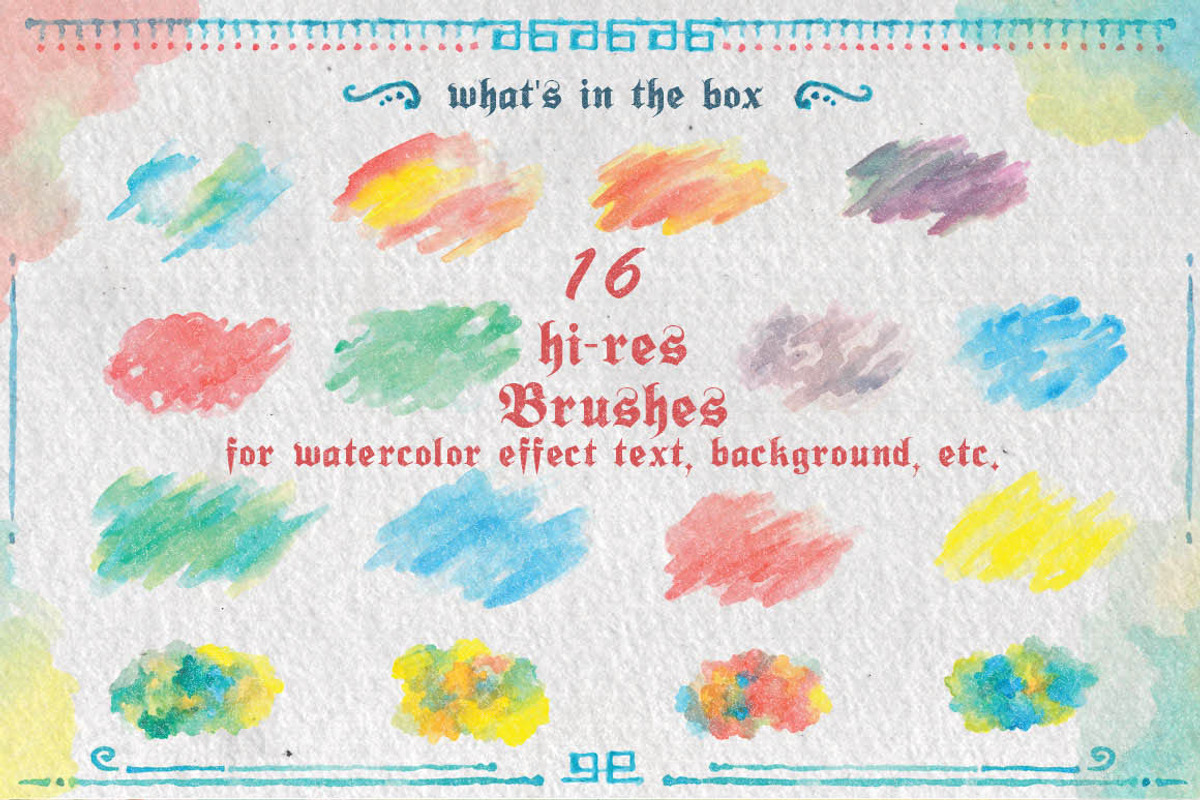 83 Watercolor Christmas Doodle preview 5