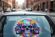 Neon Boombox Skull Splash Art, a Shirt Mockup by Vector Stall (Thumbnail 14 of 15)