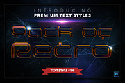 Retro #2 - 17 Text Styles, a Layer Style Add-On by Jonas Stensgaard (Thumbnail 15 of 20)