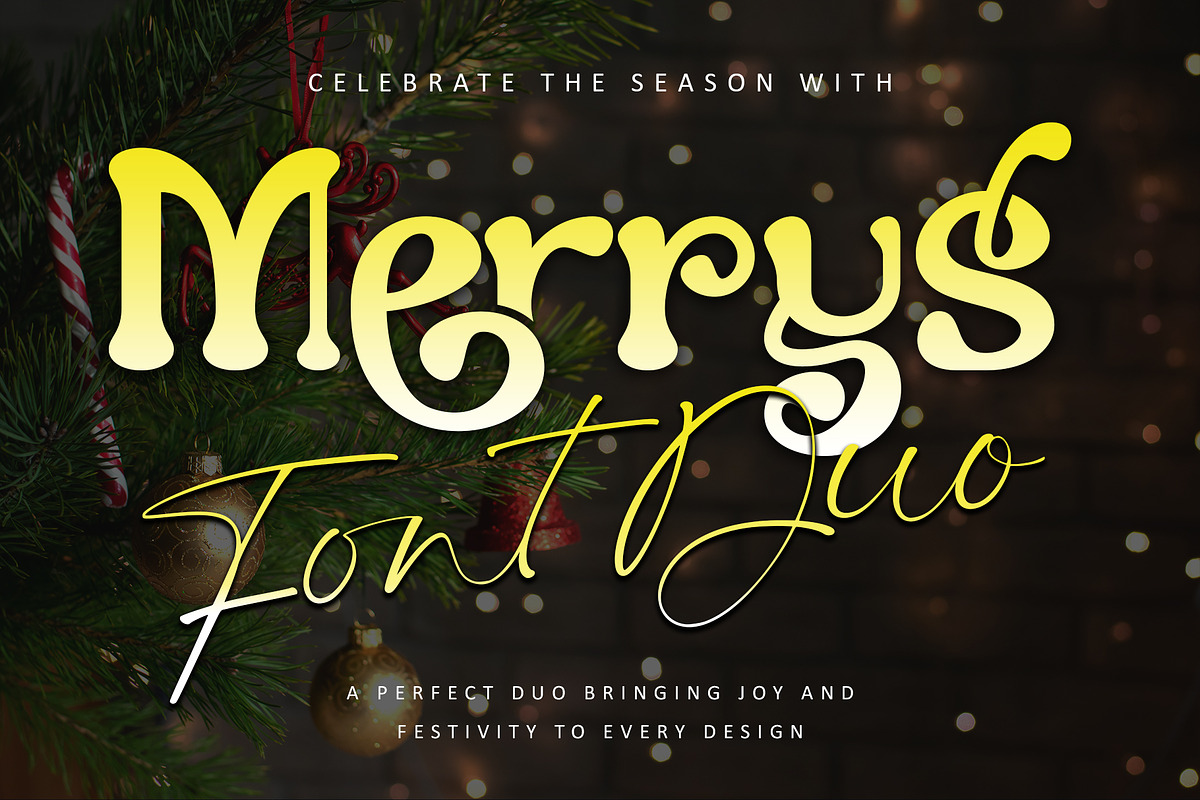 Merrys, a Serif Font by Letterara (Photo 1 of 14)