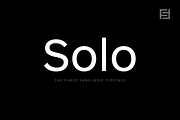 SOLO- Sans Serif Font Family, a Sans Serif Font by Designova® (Thumbnail 1 of 7)