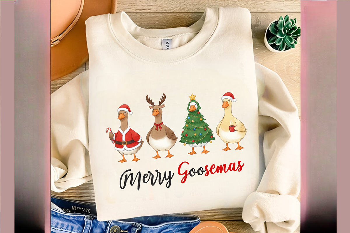 Funny Christmas Png Silly Goose PNG, an Illustration by SinaCreation (Photo 2 of 7)