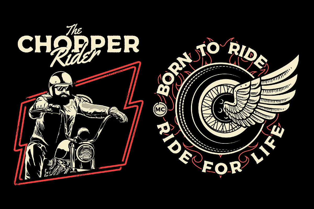 ULTIMATE MOTORCYCLE BUNDLE, a Transportation Illustration by The BolzStudio (Photo 26 of 32)