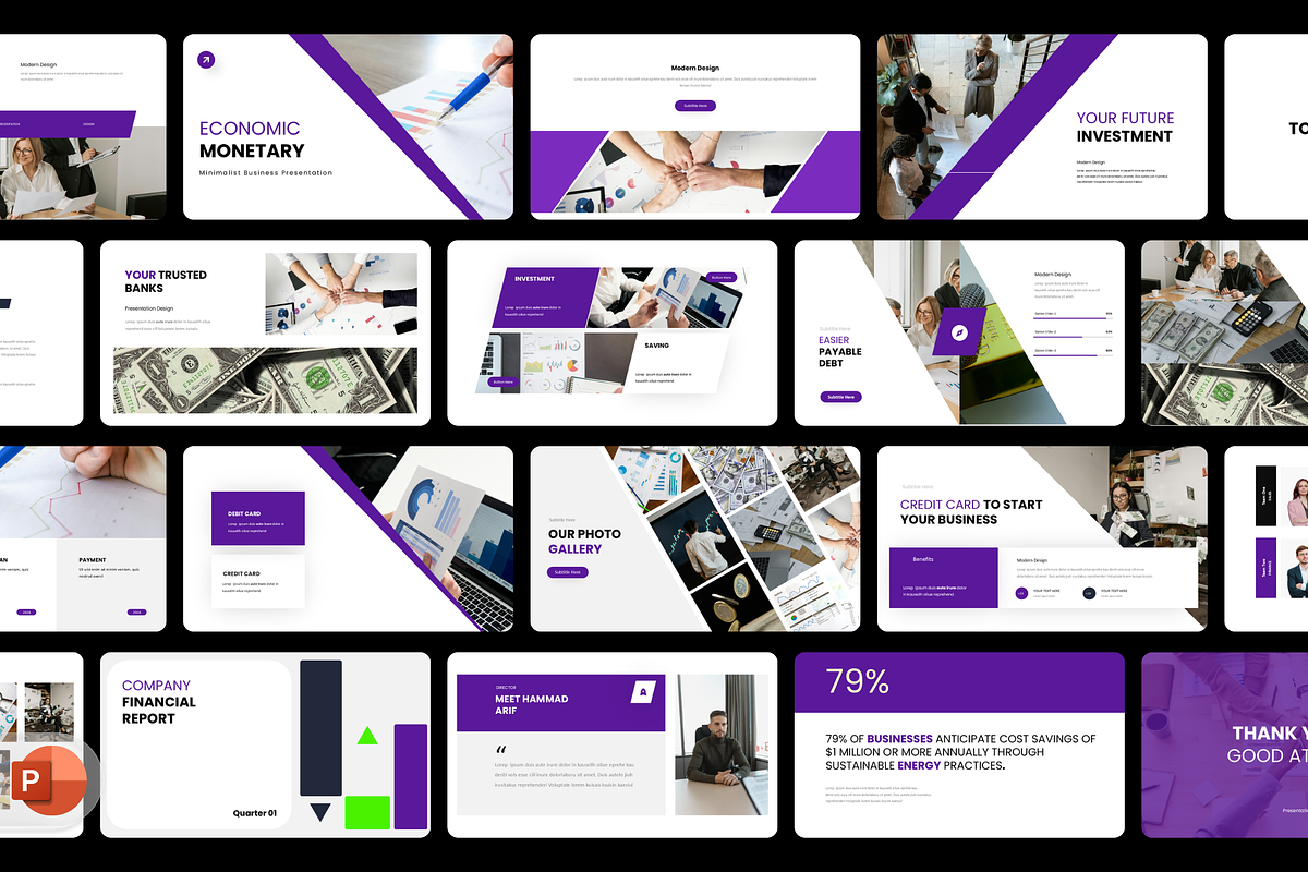 Economy & Finance Presentation, a Presentation Template by Hammad Arif