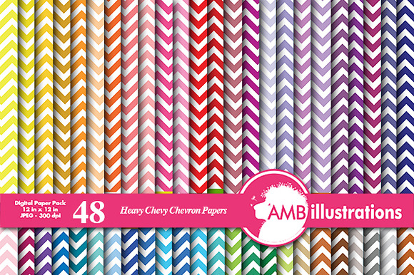48 chevron rainbow papers AMB-530 preview 2