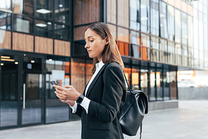 Female in black formal clothes, a Business Photo by Artem Varnitsin