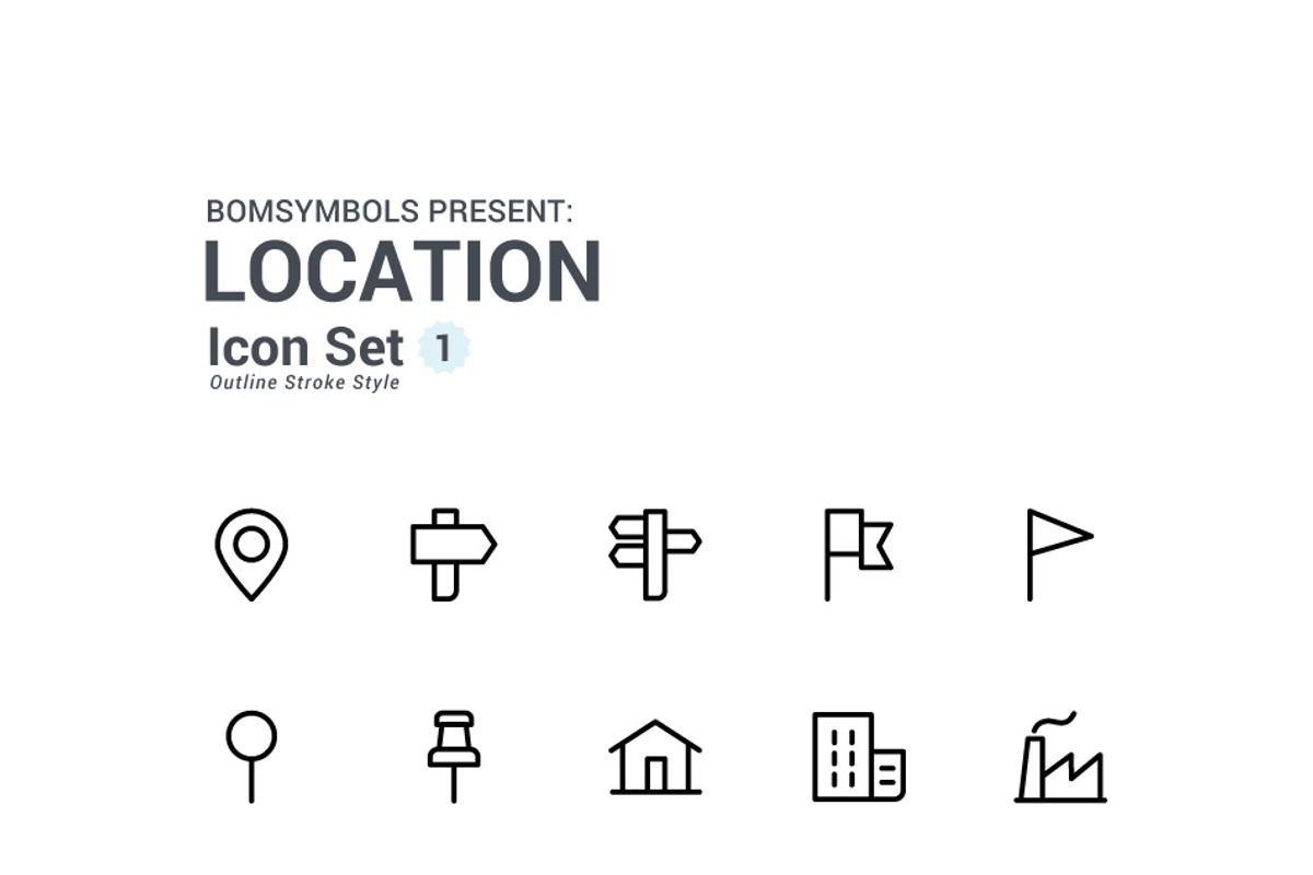 BomSymbols Outline Big Pack, an Icon by BomSymbols (Photo 9 of 14)