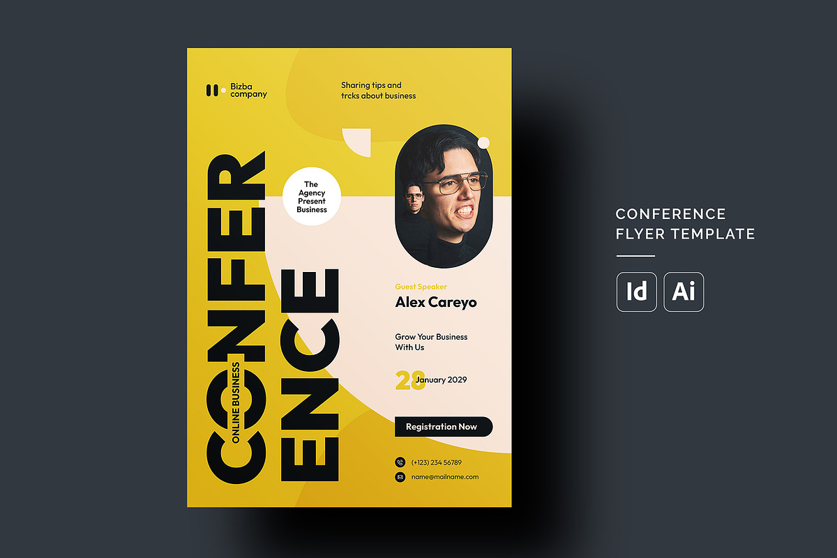 Conference Flyer | InDesign & EPS