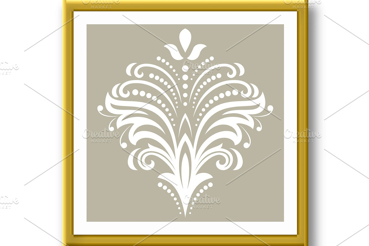 Floral Abstract Pattern, a Pattern Graphic by FineArtStudio