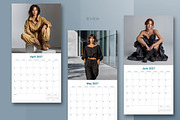 2027 Square Calendar InDesign Layout, a Stationery Template by R-studio (Thumbnail 2 of 8)