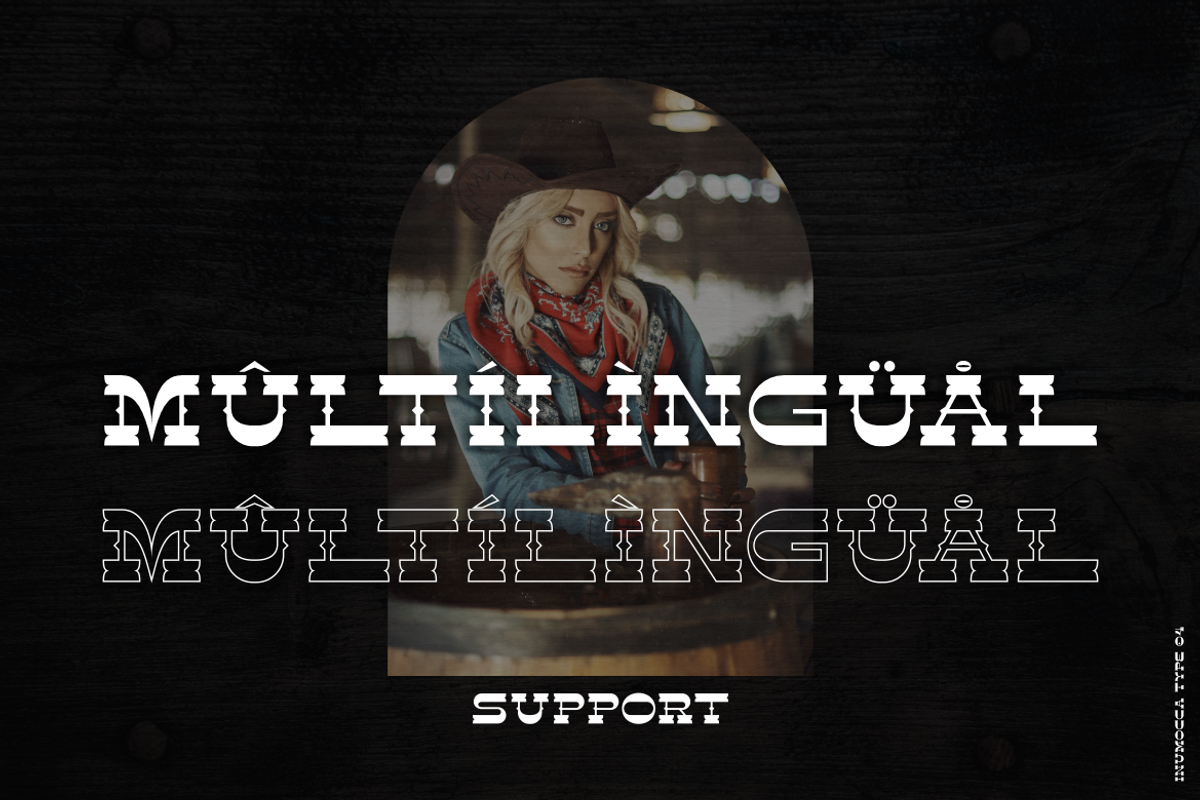 The BUCKAROOZ, a Serif Font by inumocca_type (Photo 9 of 11)