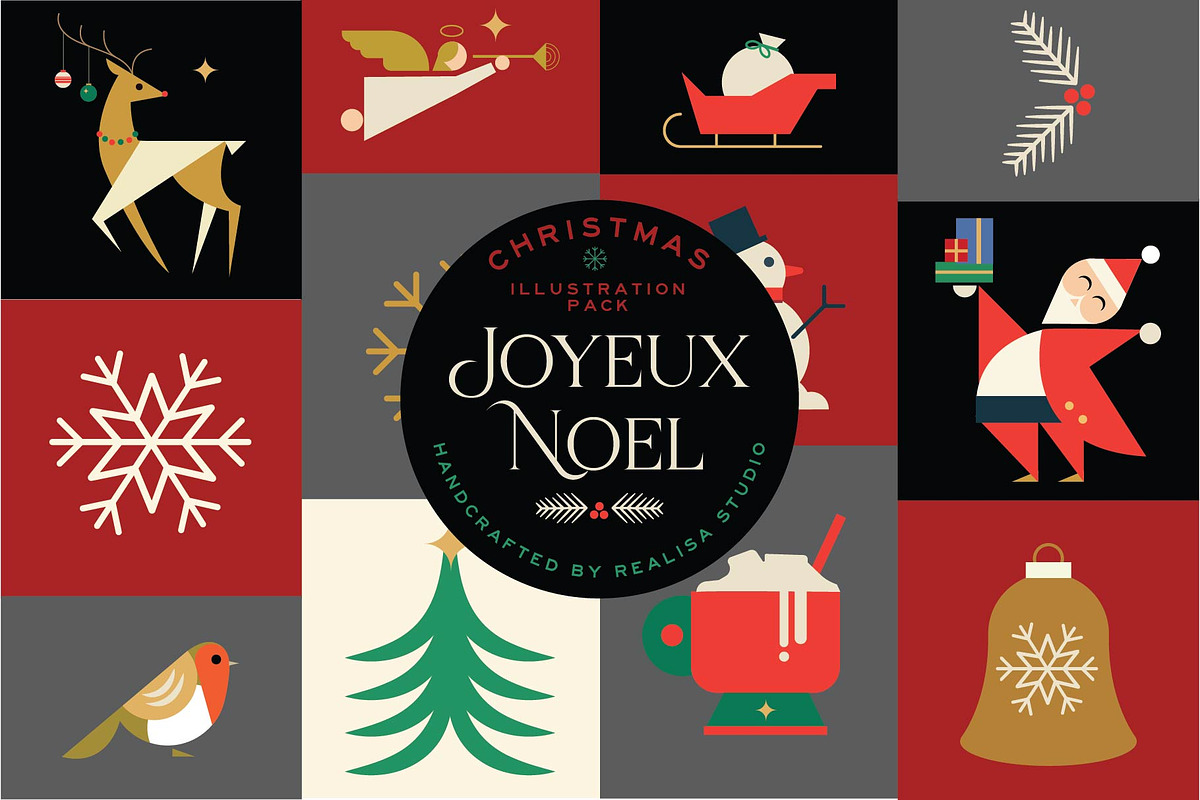 Christmas - Joyeoux Noel, an Illustration by Elysamunster (Photo 1 of 7)