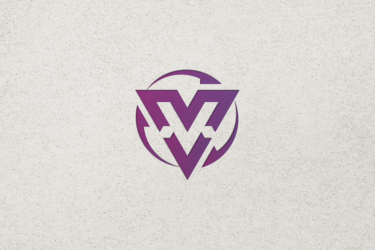 Futuristic Initials MV Monogram Logo, a Branding & Logo Template by Luxury Logos (Photo 4 of 4)