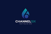 Channel Six Logo, a Branding & Logo Template by ashenterprise (Thumbnail 2 of 3)