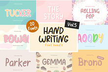 HANDWRITING FONT BUNDLE VOL. 5