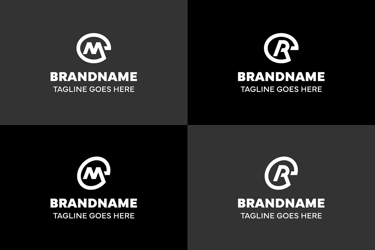 Letters EM ER Dynamic Logo Set, a Branding & Logo Template by Pray Art Design Studio (Photo 2 of 2)