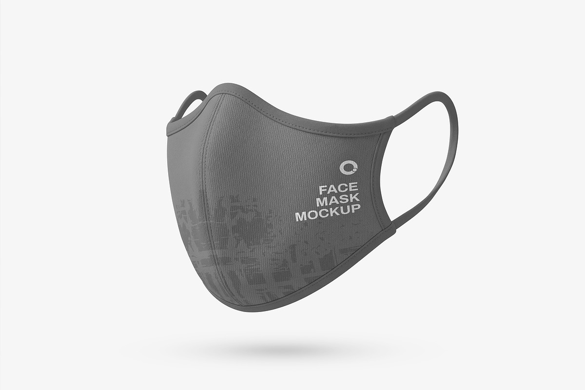 Fabric Face Mask Mockup Template, a Mask Mockup by graphypix (Photo 4 of 4)