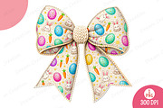 Yarn Crochet Easter Coquette Bow PNG, an Illustration by Dream Creation (Thumbnail 1 of 4)