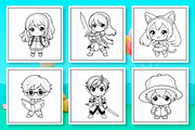 Chibi Manga Kids Coloring Book, an Arts & Entertainment Photo by Wow Magic (Thumbnail 3 of 3)