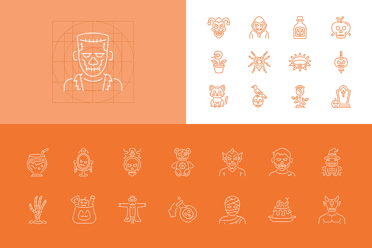 Halloween Icons Collection, an Outline Icon by Prosymbols (Photo 5 of 8)