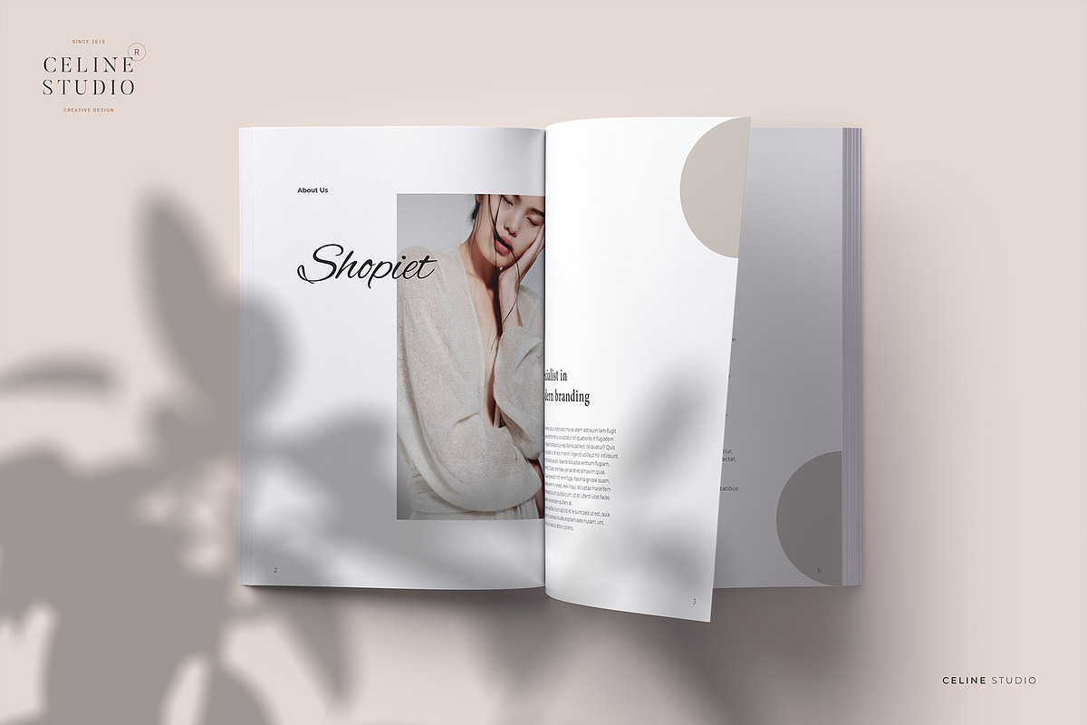 SHOPIET Brand Guidelines, a Magazine Template by Celine Studio (Photo 2 of 9)