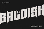 Baldish - Modern Display Gothic, a Blackletter Font by creativemedialab (Thumbnail 1 of 14)